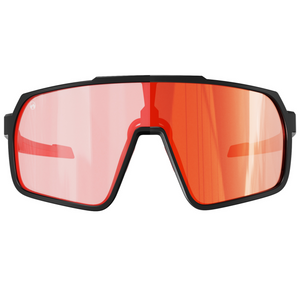 SuperHero-002 - Matte black | clear to full orange red Revo