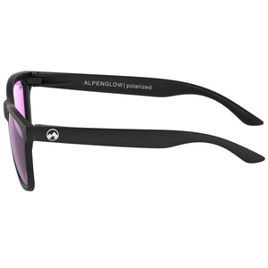 Alpenglow - Matte black frame | purple lens - mowmow