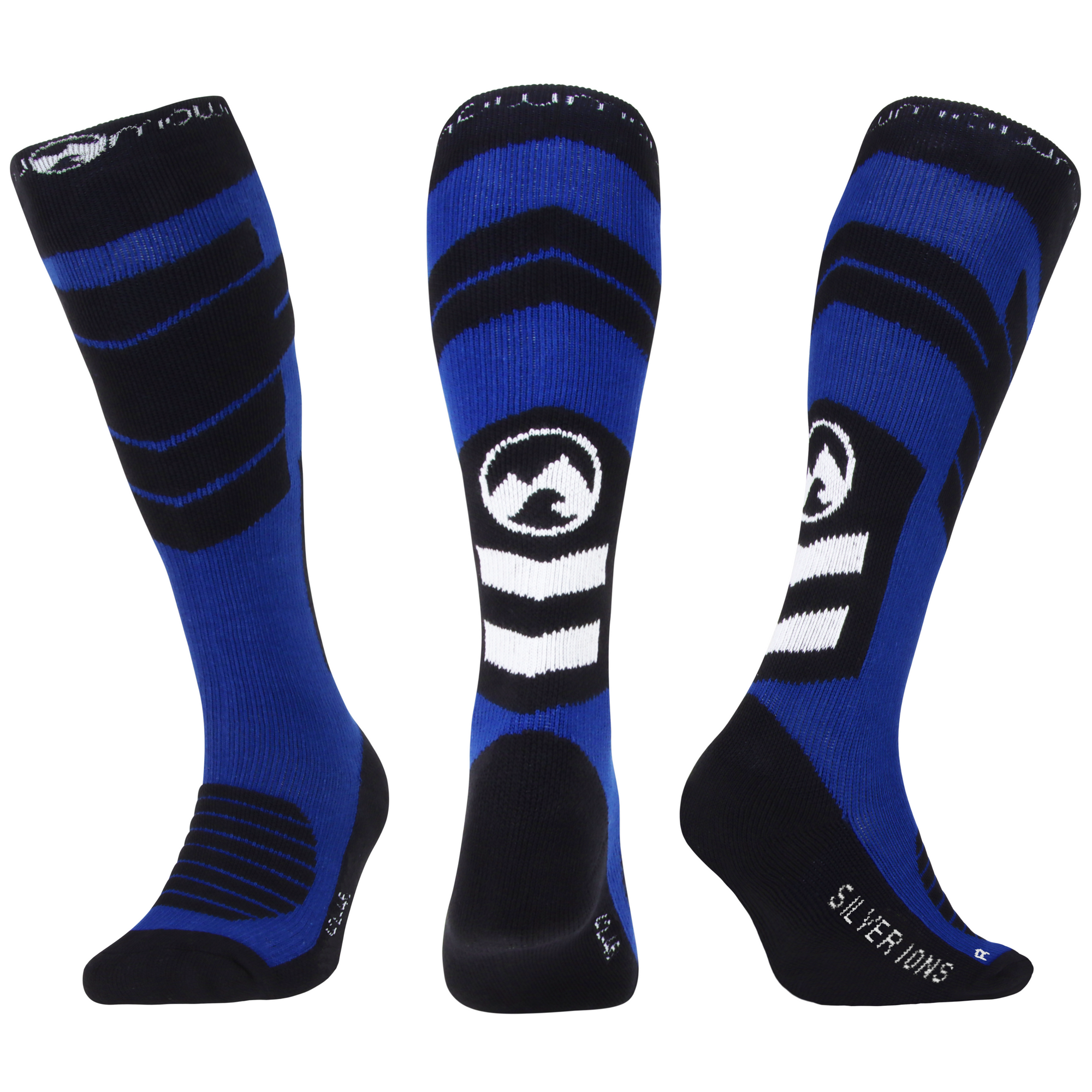 Ibex Snow Socks with Silver Ions - size 35-38 dark blue