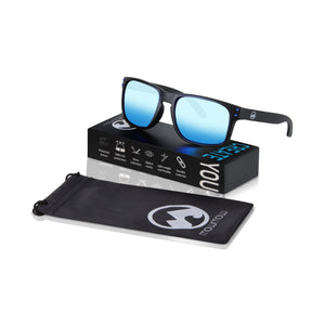 Slide - Matte black frame | ice blue lens - mowmow