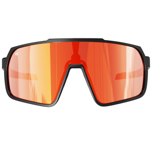 SuperHero-002 - Matte black | clear to full orange red Revo