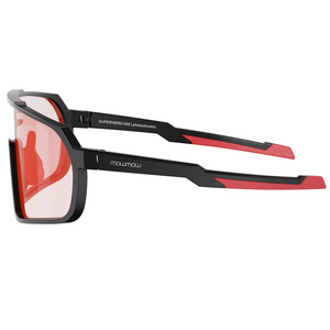 SuperHero-002 - Matte black | clear to full orange red Revo