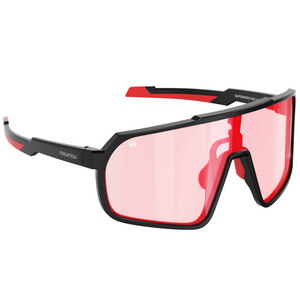 SuperHero-002 - Matte black | clear to full orange red Revo