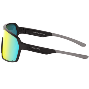 Titan - Matte black frame | gold revo lens - mowmow
