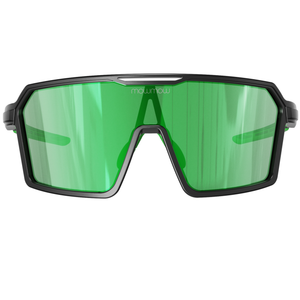 Wizard-008 - Matte black | clear to full green Revo