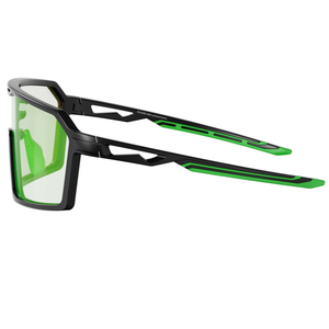 Wizard-008 - Matte black | clear to full green Revo
