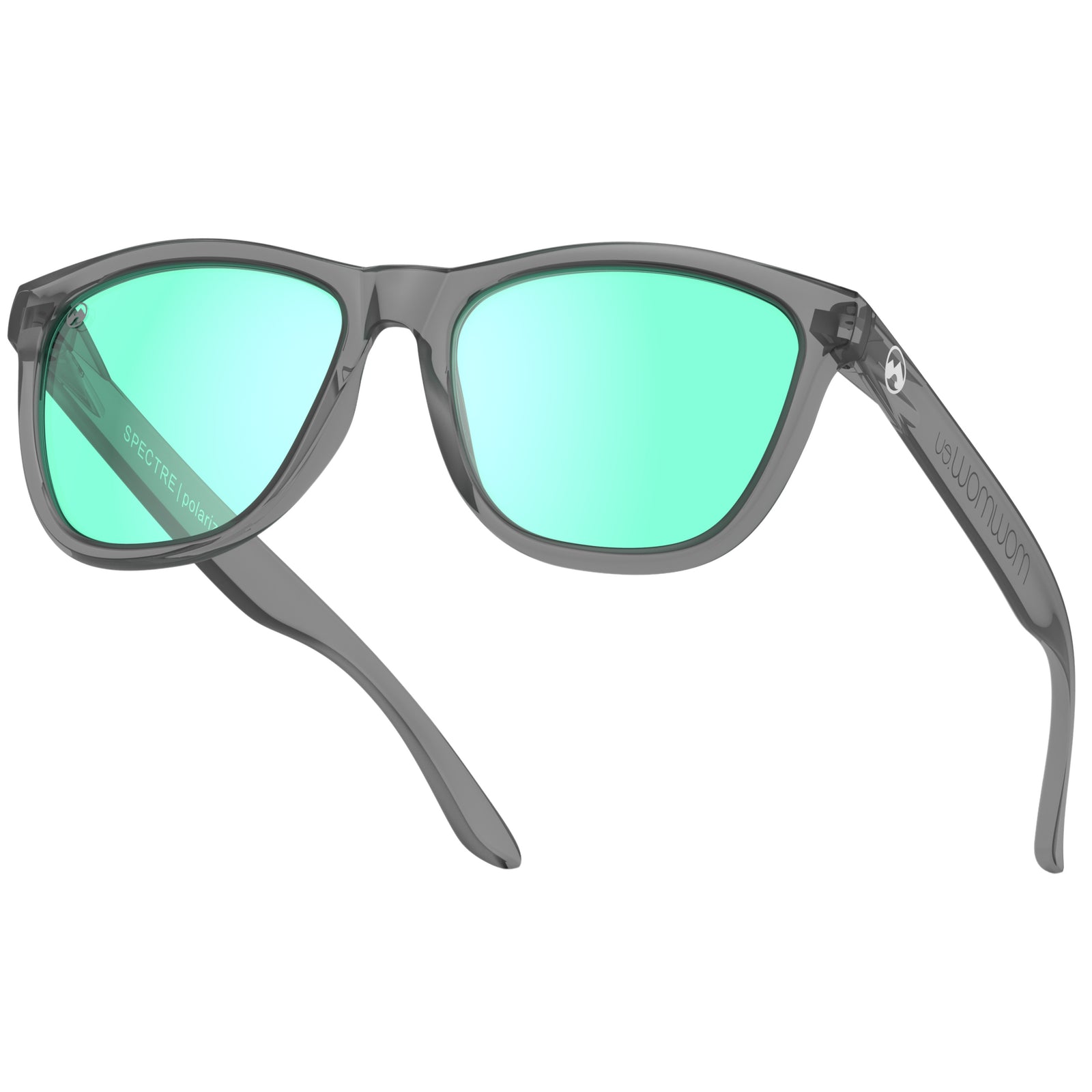 Spectre - Grey transparent frame | blue/green lens - mowmow