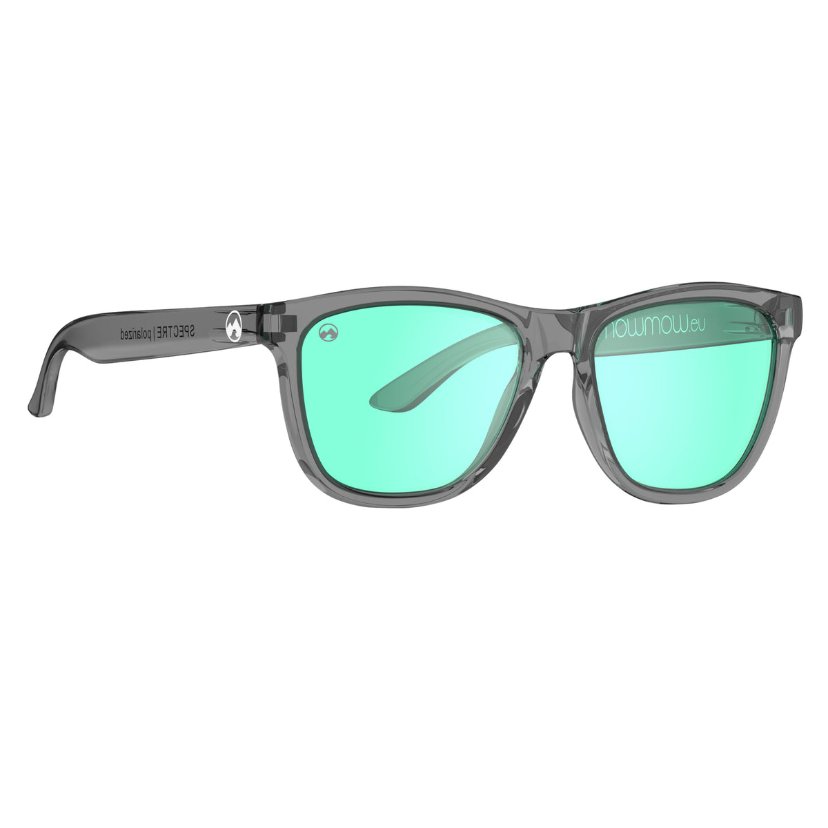 Spectre - Grey transparent frame | blue/green lens - mowmow