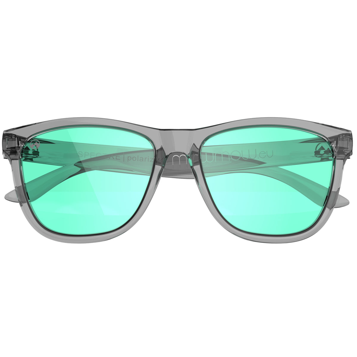 Spectre - Grey transparent frame | blue/green lens - mowmow