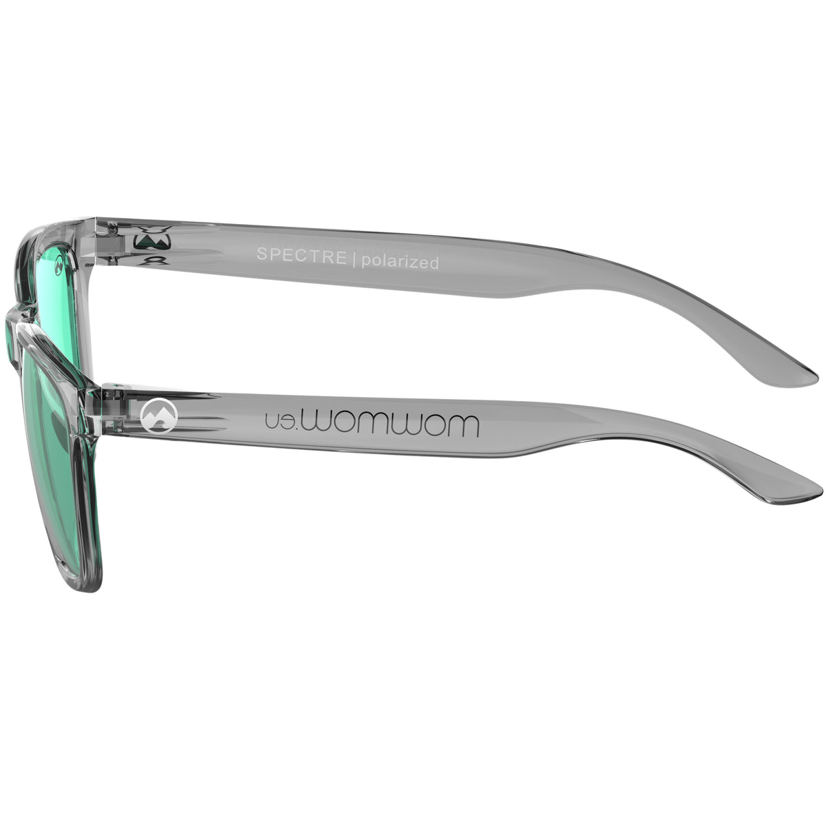 Spectre - Grey transparent frame | blue/green lens - mowmow