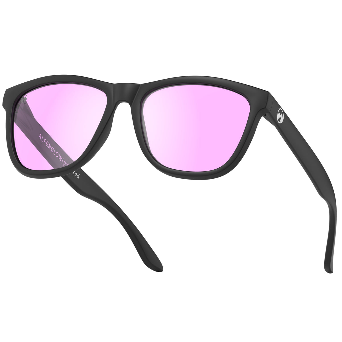 Alpenglow - Matte black frame | purple lens - mowmow