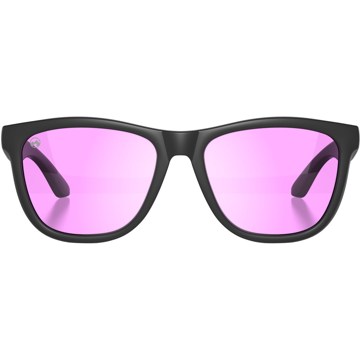 Alpenglow - Matte black frame | purple lens - mowmow