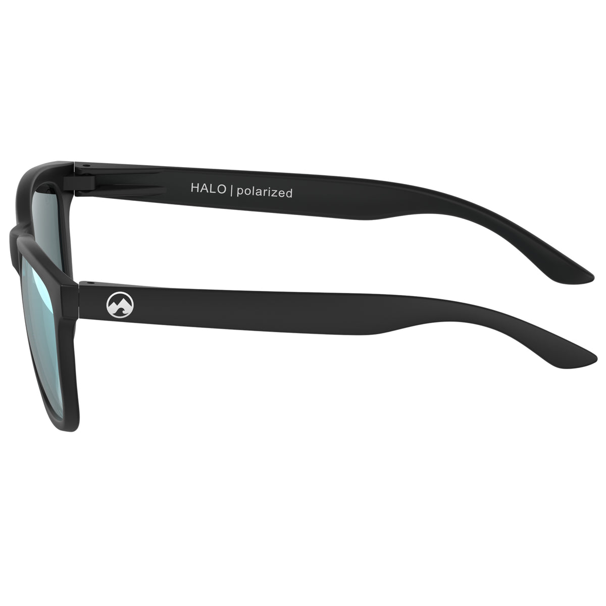 Halo - Matte black frame | ice blue lens - mowmow