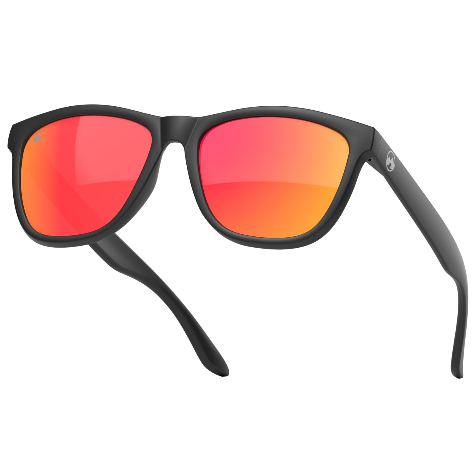 Fire - Matte black frame | orange lens - mowmow