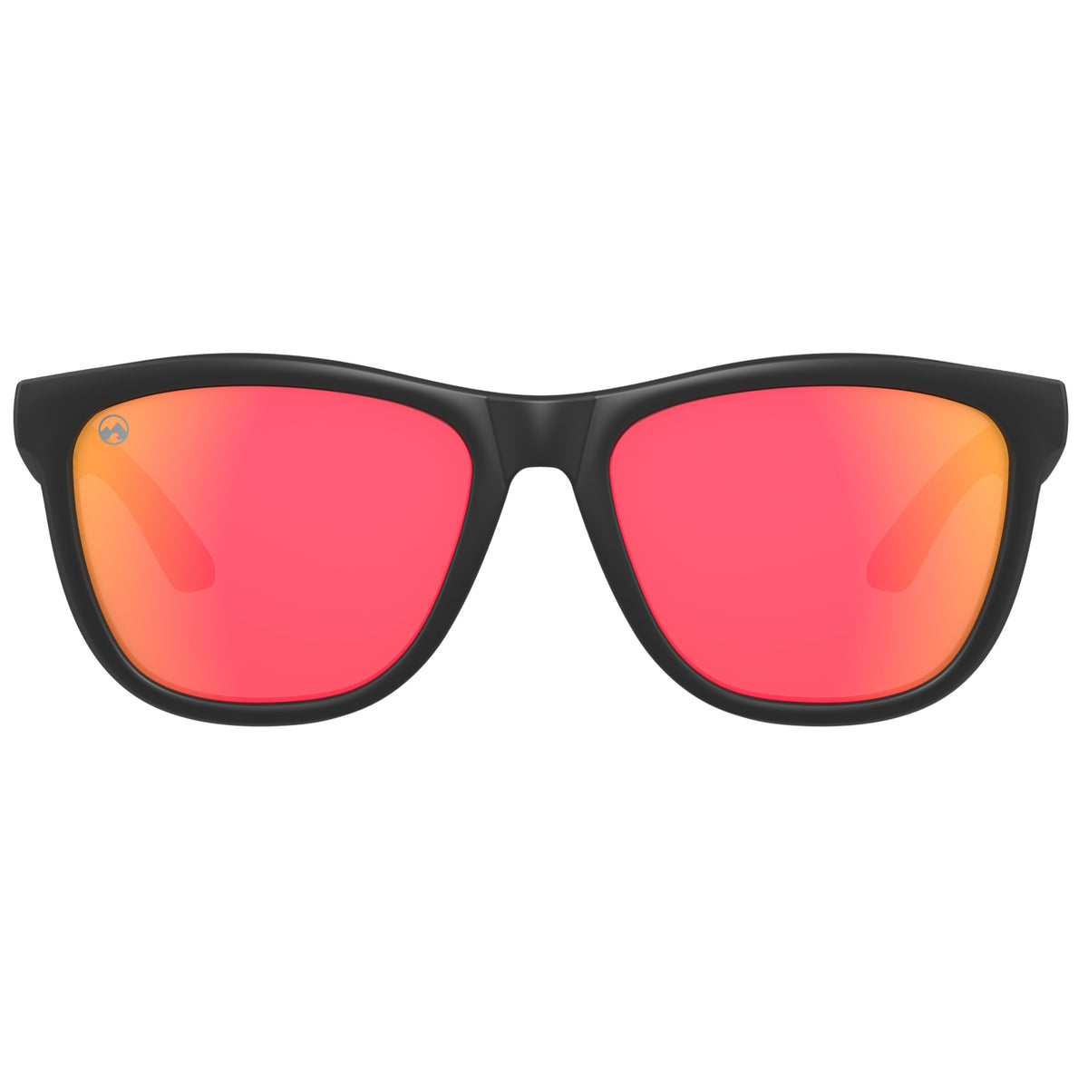 Fire - Matte black frame | orange lens - mowmow