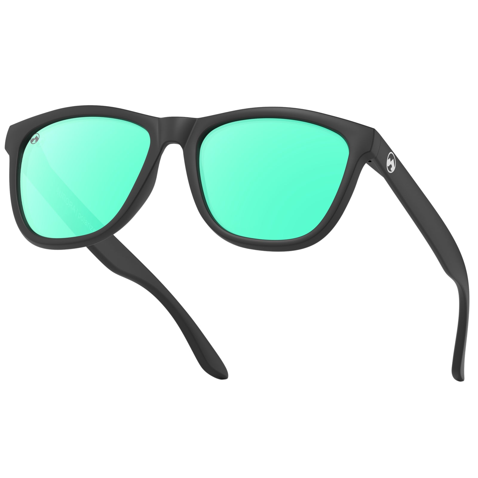 Aurora - Matte black frame | green lens - mowmow