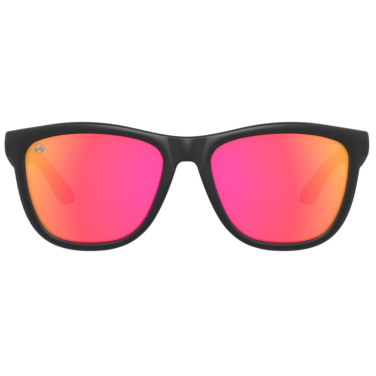 Solar - Matte black frame | red lens - mowmow