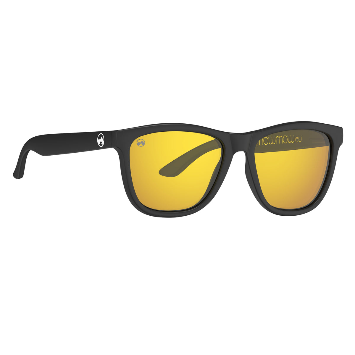 Honey - Matte black frame | gold lens - mowmow