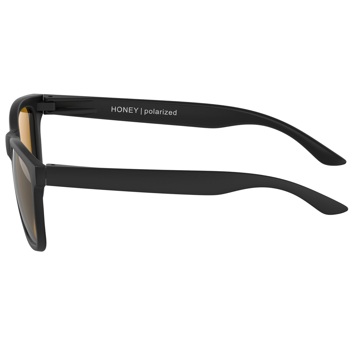 Honey - Matte black frame | gold lens - mowmow