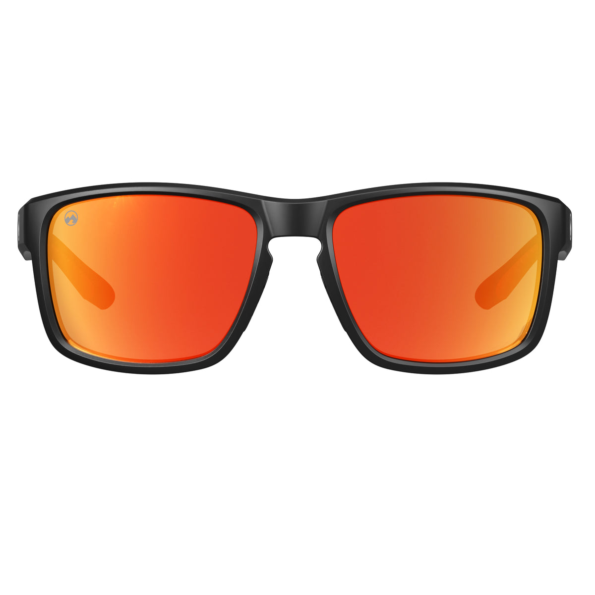 AURA - 002 - Matt black frame /Orange red
