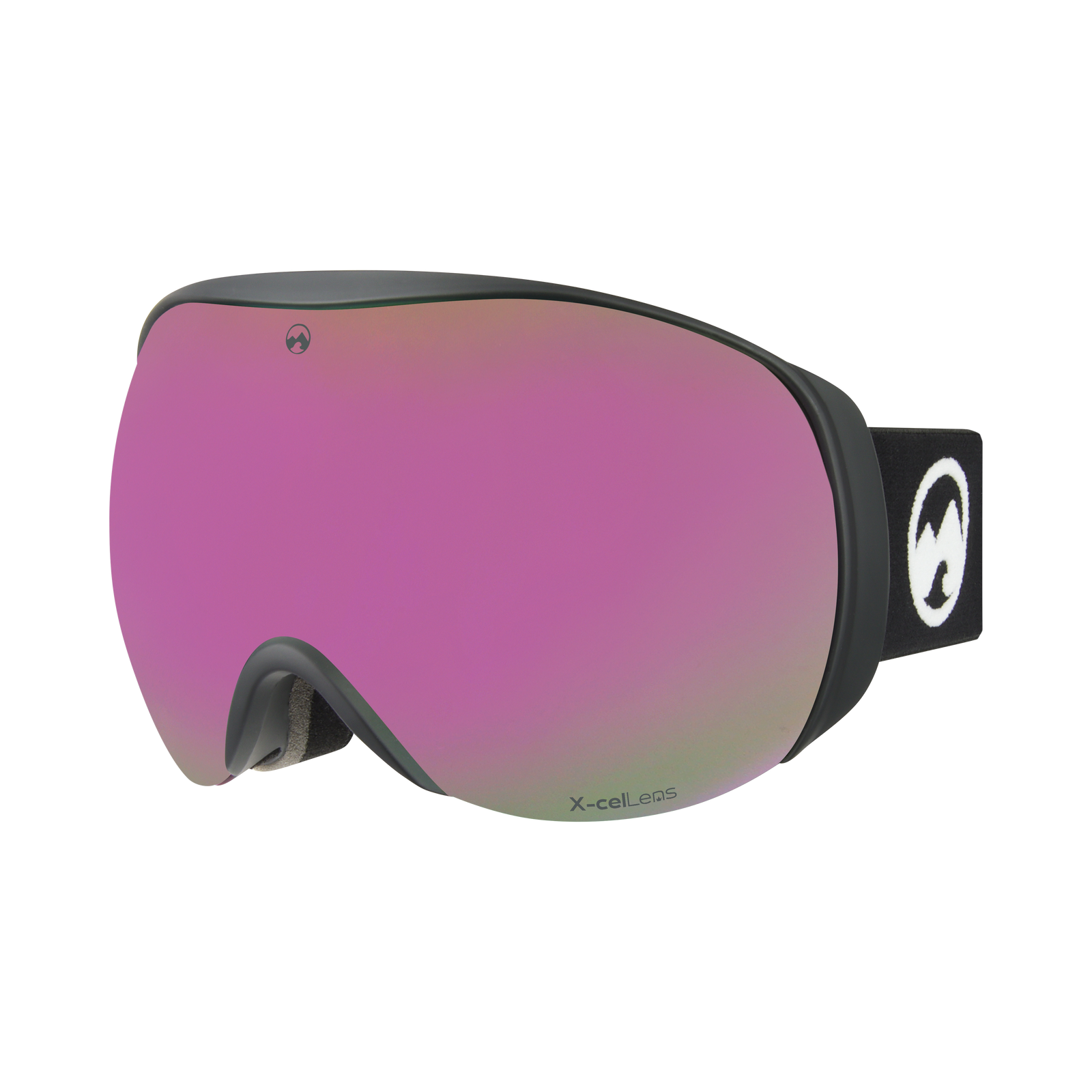 Charger - M/L black frame / Cherry pink X-celLens - mowmow