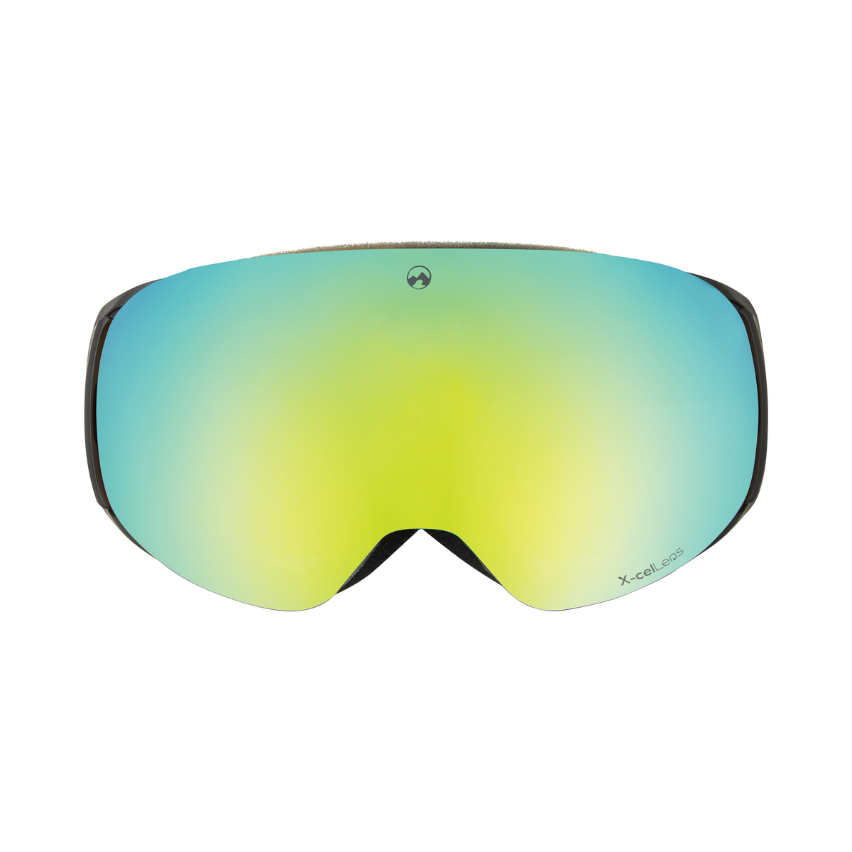 Gravity - M/L black frame / Gold/blue X-celLens + BONUS lens