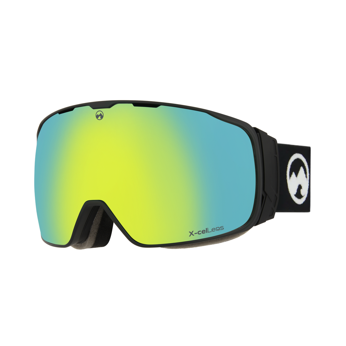 Icon - M/L black frame / Gold X-celLens - mowmow