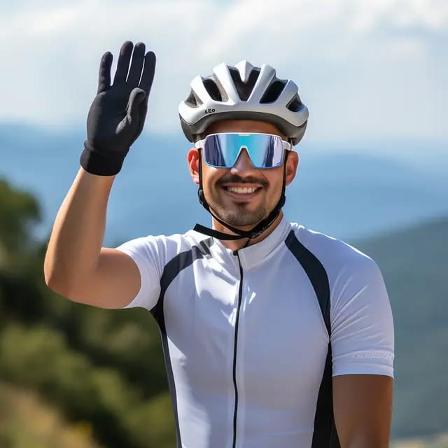 Titan - Matte white frame | blue lens