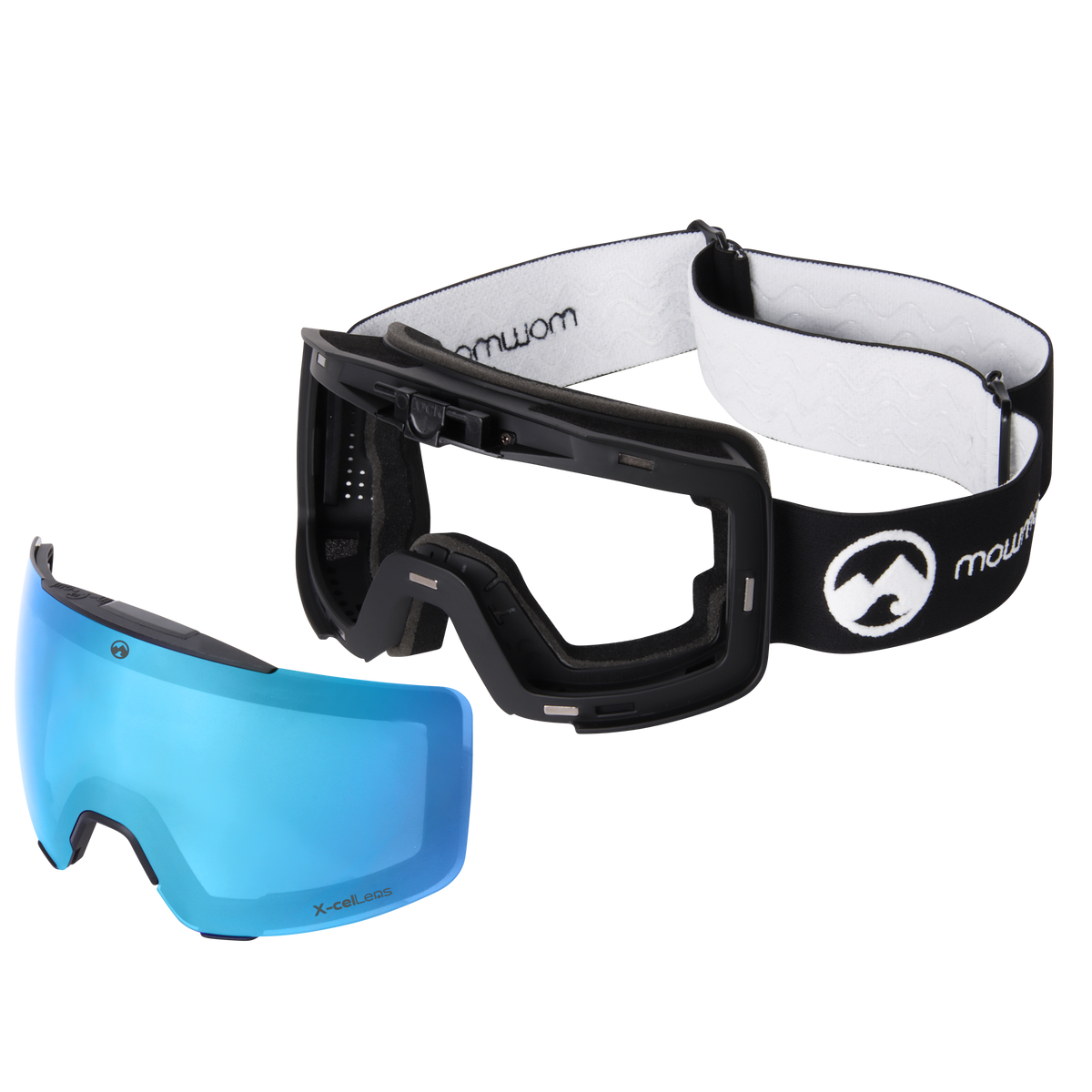 Local - L/XL black frame / Ice blue X-celLens - mowmow