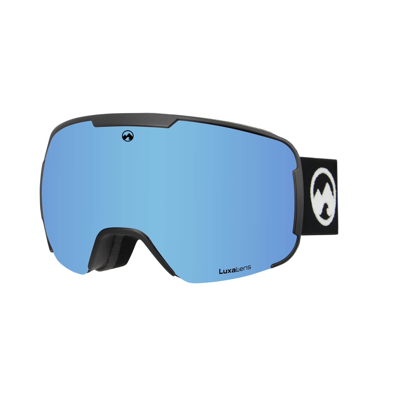 Vantage - M/L black frame / ice blue photochromic LuxaLens