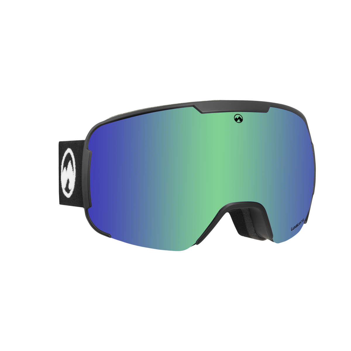 Vantage - M/L black frame / green photochromic LuxaLens