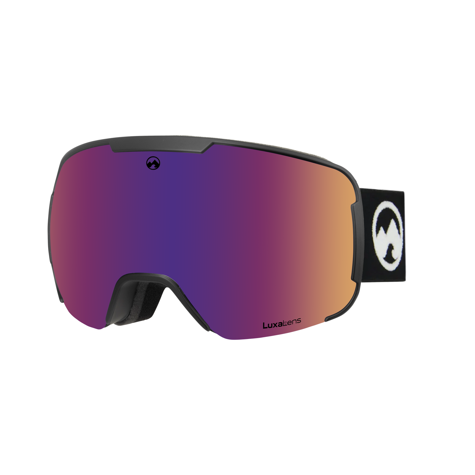Vantage - M/L black frame / deep purple photochromic LuxaLens