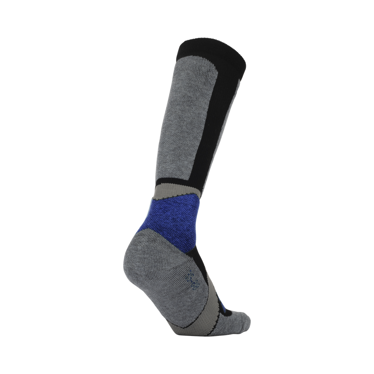 Woolf Snow Socks Merino - size 39-42 Dark grey/blue/light grey