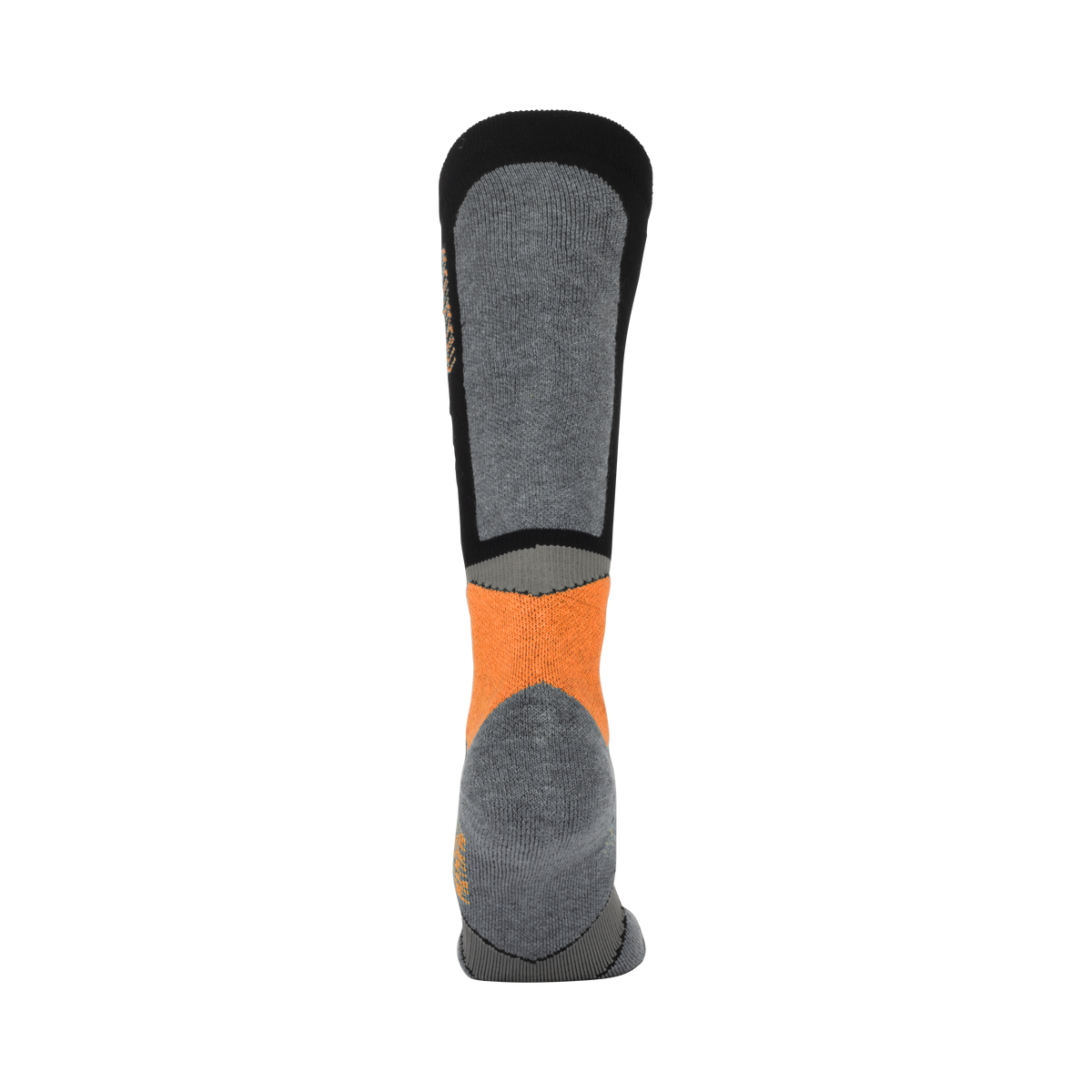 Woolf Snow Socks Merino - size 43-46 Dark grey/orange/light grey