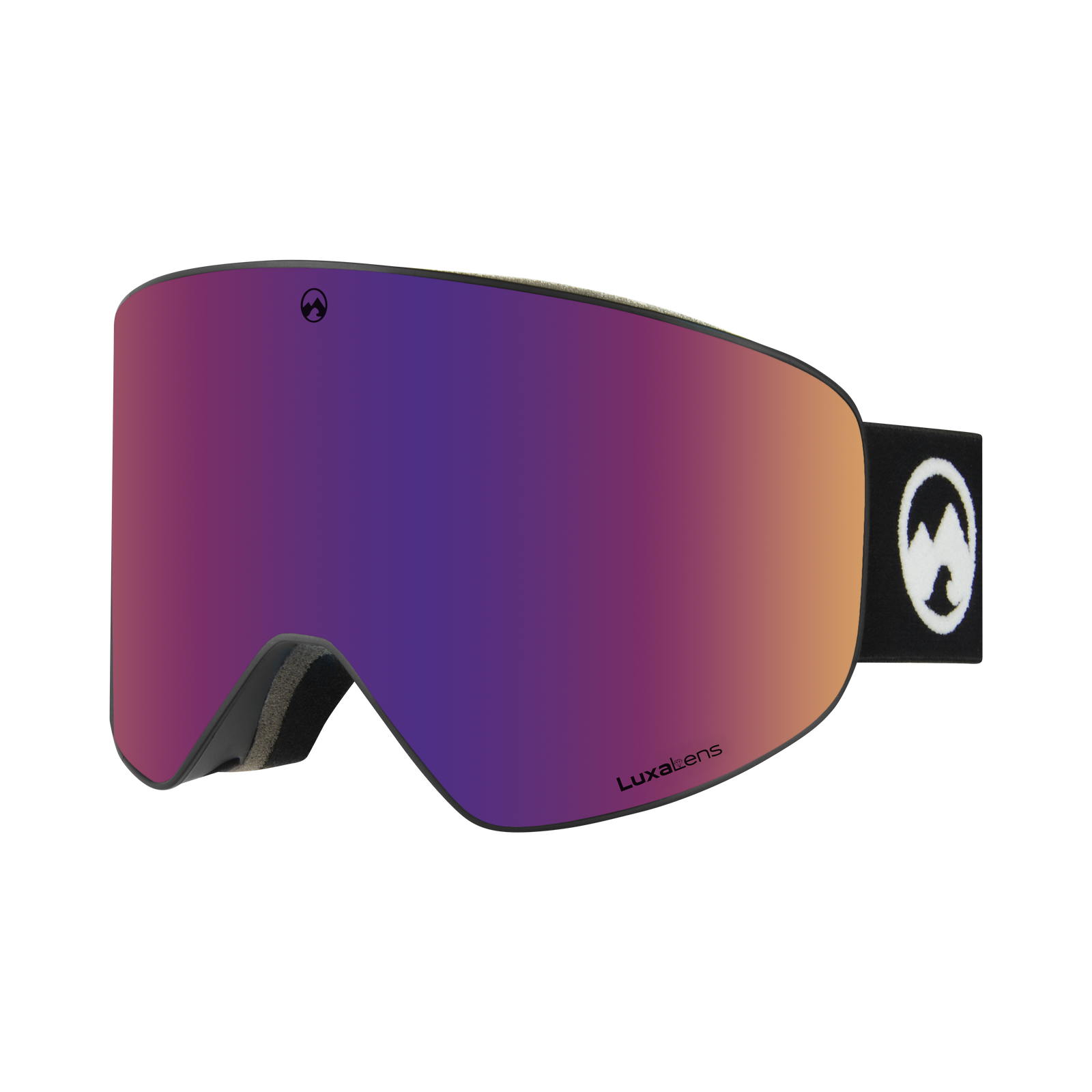 Stealth - M/L black Frame / Deep purple photochromic LuxaLens