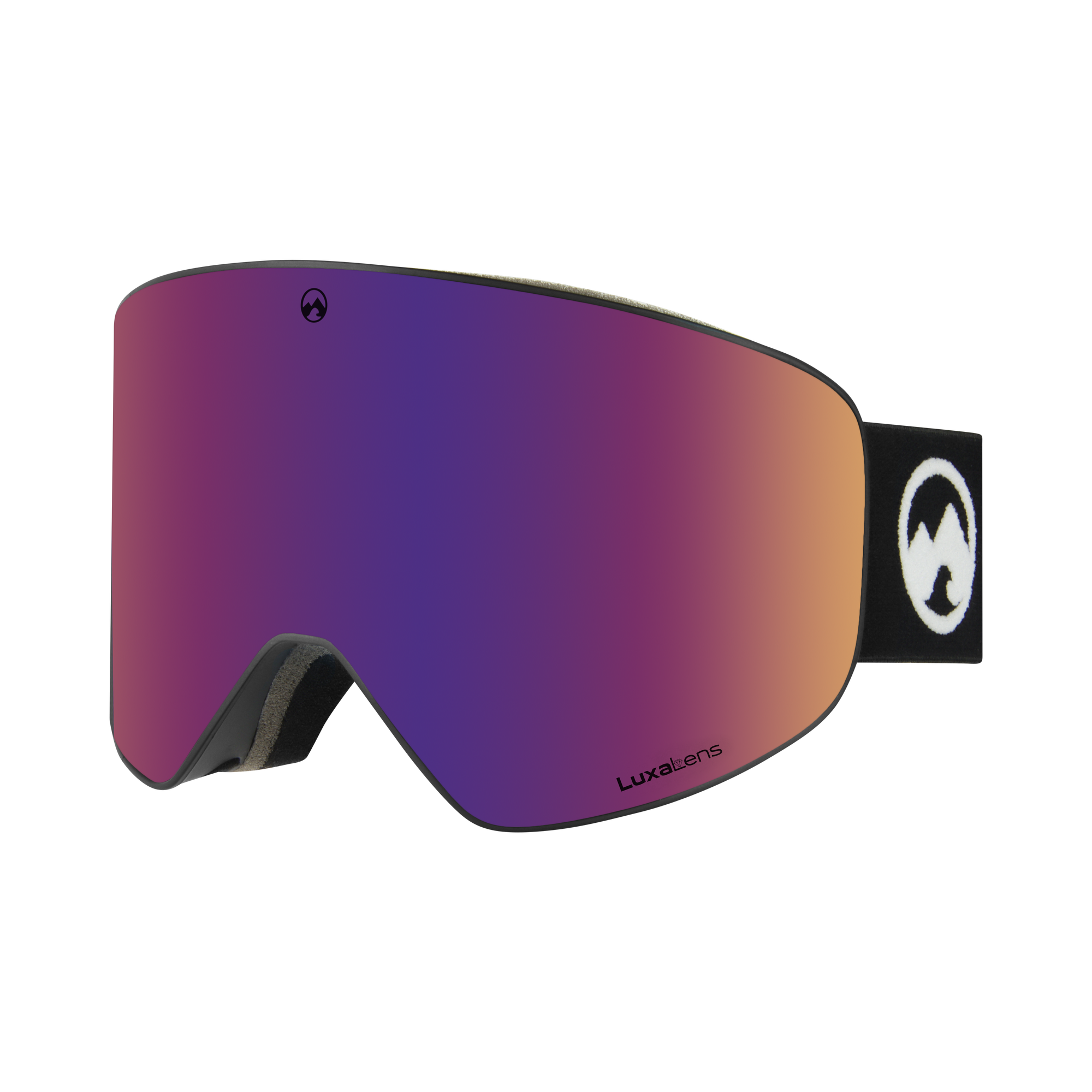 Stealth - M/L black Frame / Deep purple photochromic LuxaLens