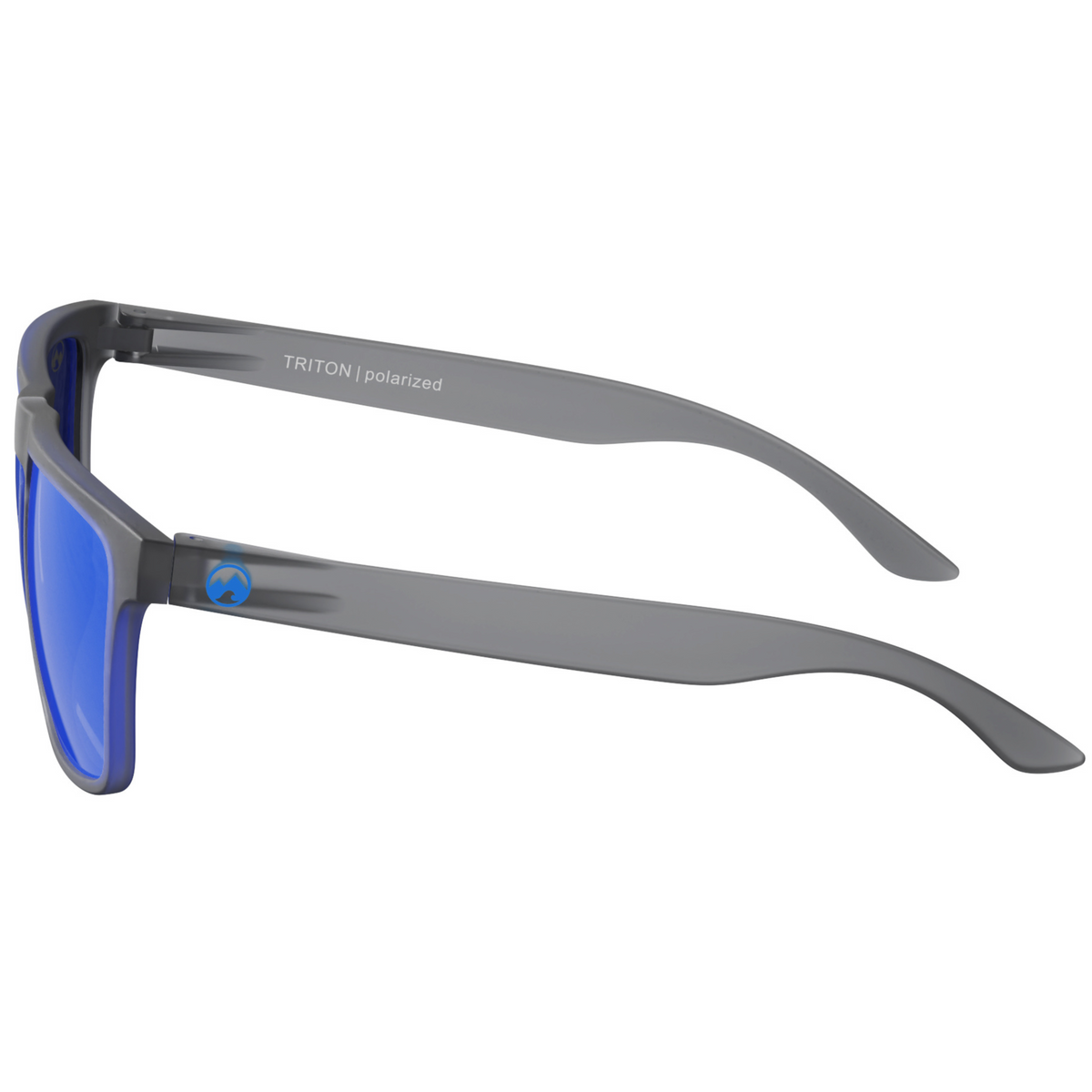 Triton - matte transparent grey/blue