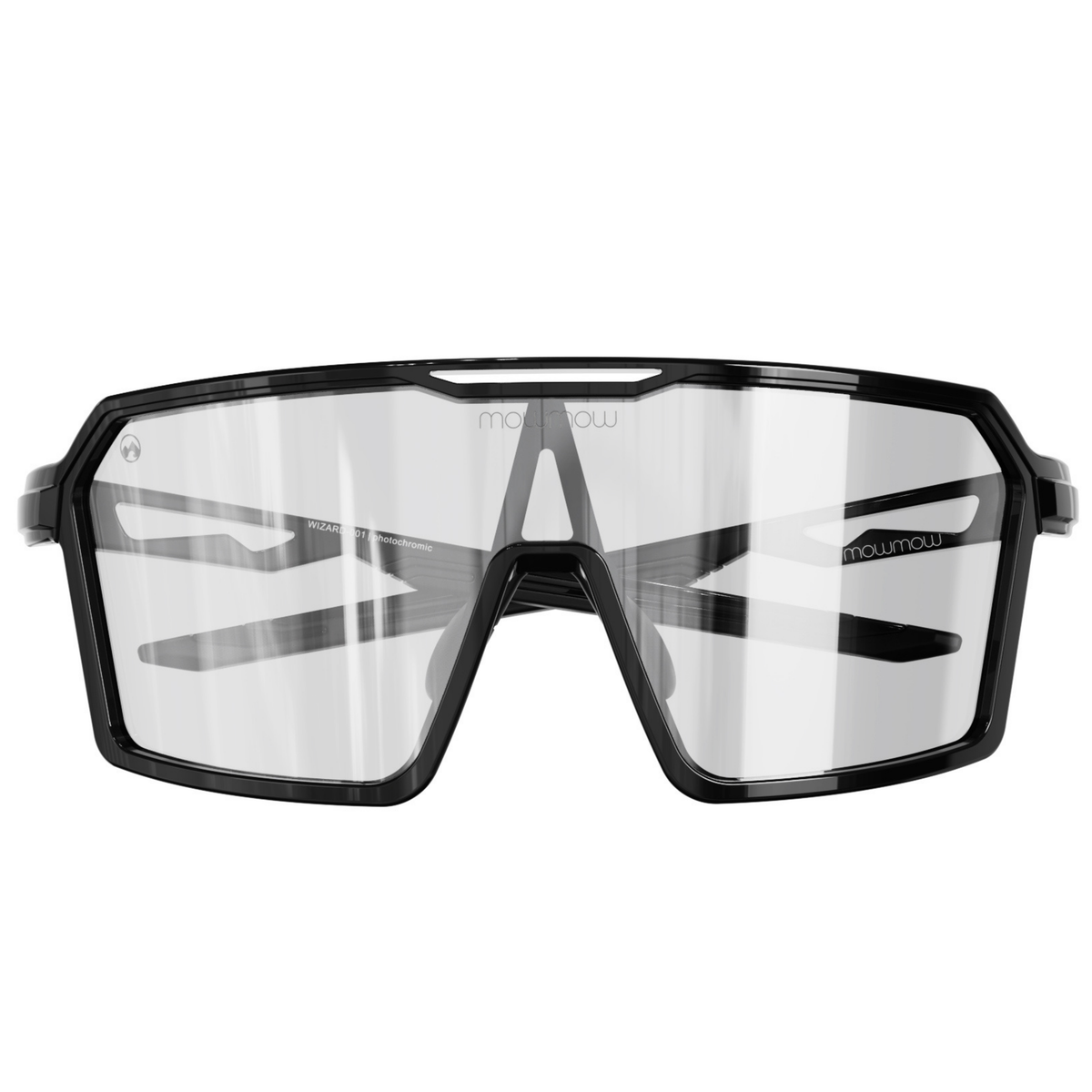 Wizard-001 - Shiny black | clear to dark grey