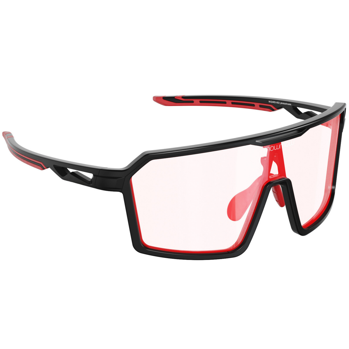 Wizard-002 - Matte black | clear to full orange red Revo