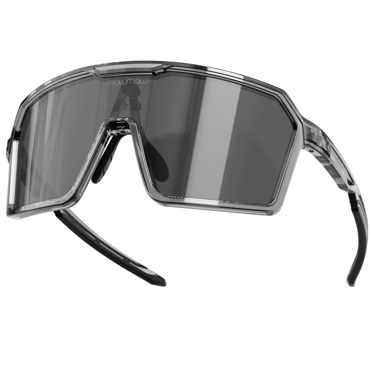 Wizard-004 - Shiny crystal grey | clear to full silver Revo