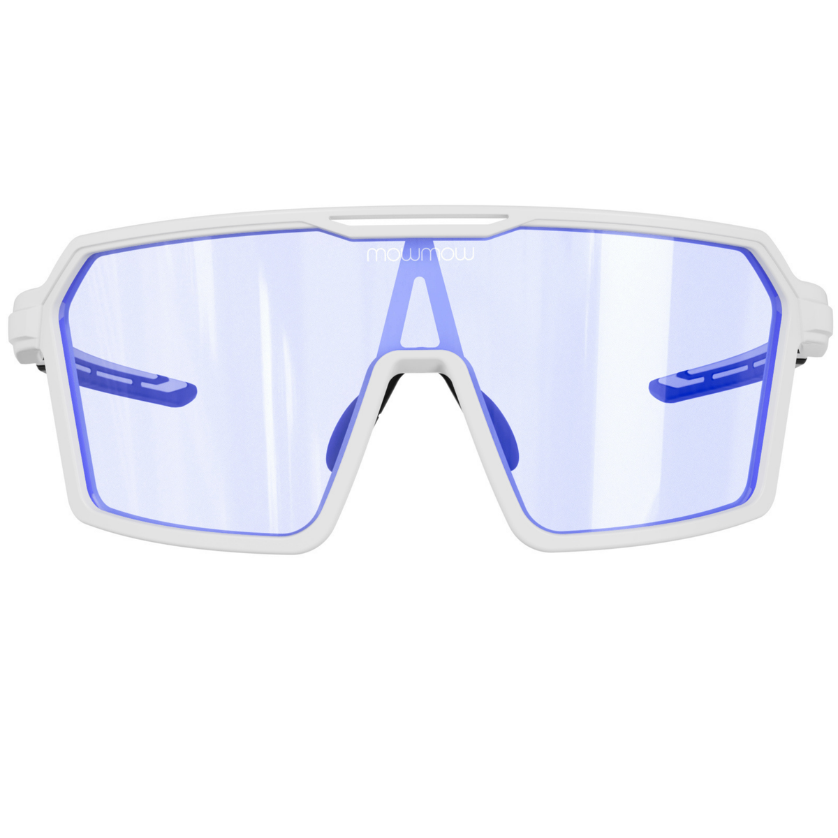 Wizard-007 - Matte white | clear to full dark blue Revo