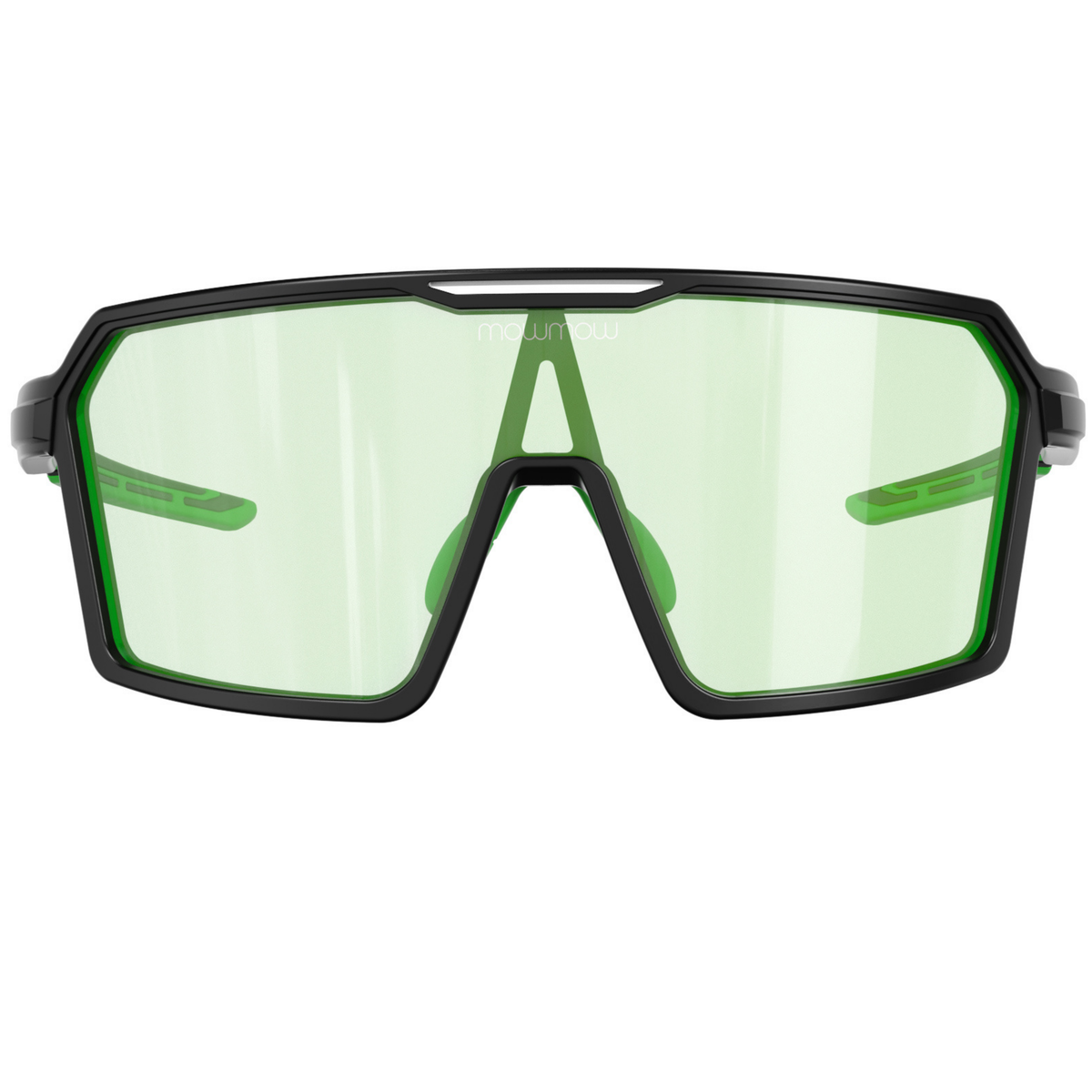 Wizard-008 - Matte black | clear to full green Revo